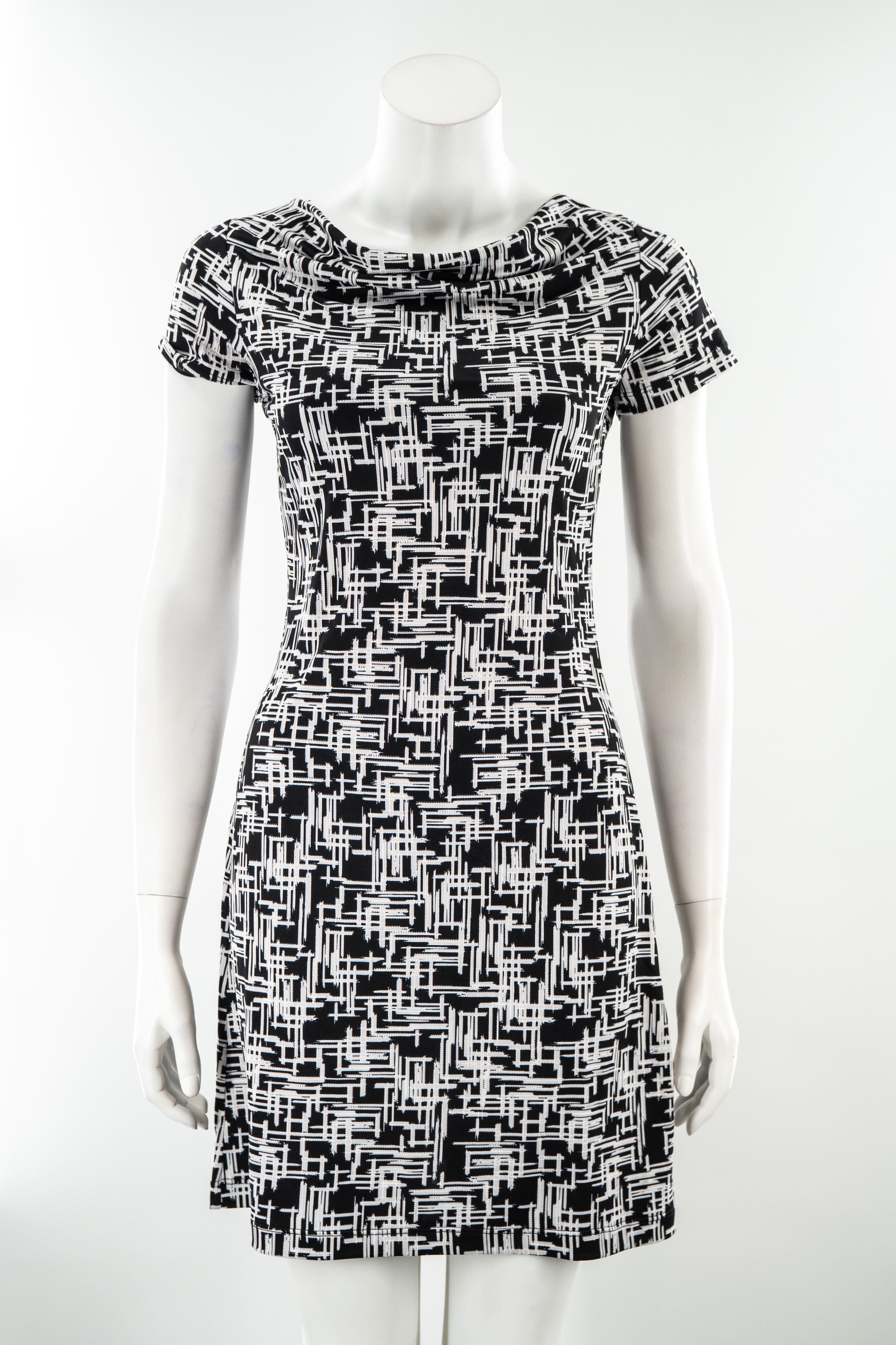 Robe Drapée Graphique